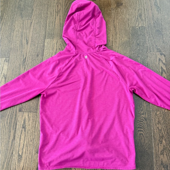 Title Nine Twist Front Training Hoodie | Pink | Lightweight Crop | Small - Picture 9 of 9